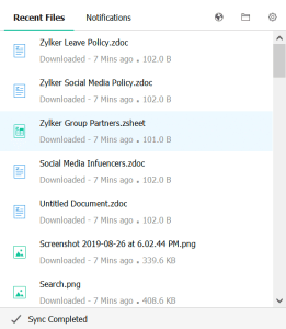 Using the Zoho CRM Workdrive TrueSync - A1CRM
