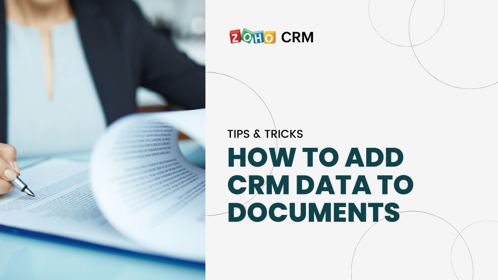 How to add CRM data to documents using Mail Merge